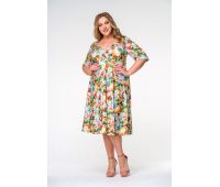 платье в цветочек больших размеров