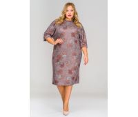 платья в коричневых тонах для полных