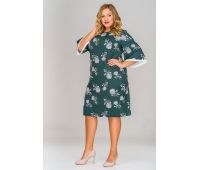 зеленое платье для полных женщин