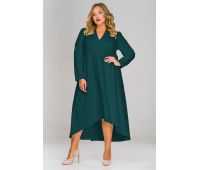 вечернее платье зеленое для полных женщин