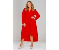 красивое красное платье для полной женщины