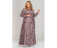 платья коричневого цвета для полных