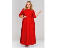 красное платье больших размеров