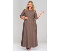 платья большого размера коричневые
