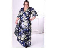 легкое платье в пол большого размера